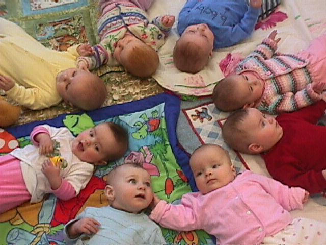 circle of babies by x eevee
